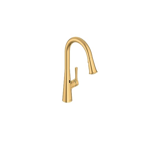 American-Standard-7441381GN0-Southport-Touchless-Pull-Down-Kitchen-Faucet-with-Sprayer-18-GPM-Brushed-Cool-Sunrise-Gold American Standard 7441381GN0 Southport Touchless Pull Down Kitchen Faucet with Sprayer 18 GPM Brushed Cool Sunrise Gold