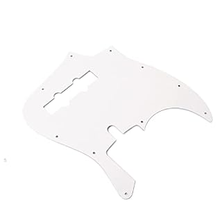 CIVVOPSSW Guitare 1 pli 10 trous Pick Guard Instrument Pickguard pièces de réparation JB – Image 5