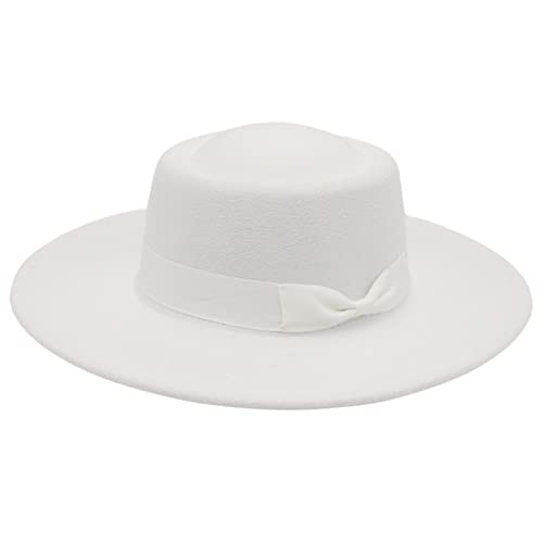 Jokejojack Fashion Classic Black Fedora Dome Hat, Wide Brim Jazz Hats Church Derby Cap For Women And Men #TOP2