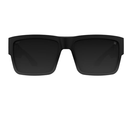 Spy Cyrus Sunglasses Matte Black Fade with Happy Gray Black Mirror Lens 58mm3
