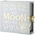 Baby Milestone Keepsake Storage Box: Track Treasured Memories - Moon & Stars