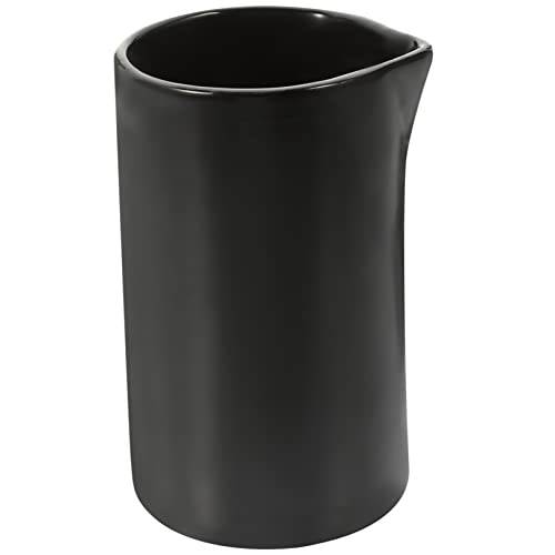 STOBAZA Milk Jug Coffee Milk Cup Coffee Creamer Dispenser Carton Simple Syrup Small Coffee Makers Pourers Kettle Sauce Pitcher Porcelain Creamer Jug Coffee Measuring Cup Uht Ceramics Black