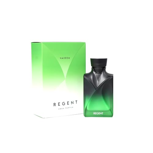 Image of Naseem Regent Aqua Perfume for Men 90ml - Fresh Fruity Long-Lasting Eau De Parfum | Alcohol-Free Men's Fragrance with Bergamot, Pineapple, Black Currant, Birch, Musk & Vanilla | Masculine Scent