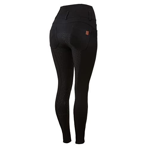 HORZE Tara Womens Full Seat Thermo Breeches - Black - 22