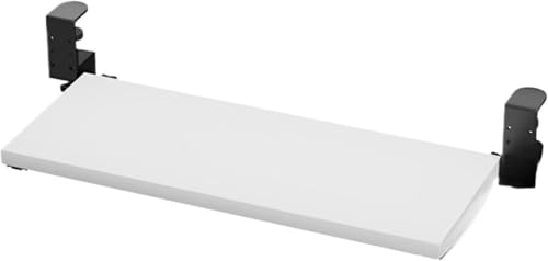 GOTRAFY �X���C�h���L�[�{�[�h�g���C PC�f�X�N�g�������o�� ���t���ȒP �������萫 �˂����}�E�X�X�g���[�W �f�X�N�g���I�T�|�[�g (50*30*6mm,�z���C�g)