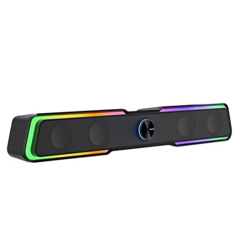Haut-parleur PC avec caisson de basses audio pour un son surround immersif et jeux vidéo sur table