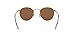 Ray-Ban Rb3447 Round Metal Sunglasses, Matte Gold/Light Brown Mirrored Pink, 50 mm