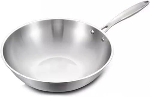 Wok de Acero Inoxidable sin Recubrimiento Antiadherente 34 cm miniatura 1