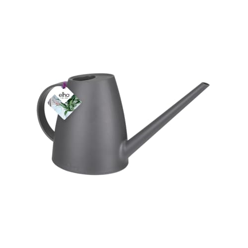 Elho Brussels Watering Can 33 - Annaffiatoi Per Interno Coltura E Raccolta - Ø 33 X H 17 - Anthracite