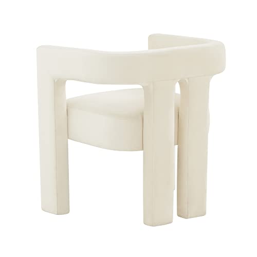 Sillón Perfil Escultural Crema miniatura 5