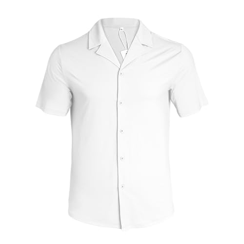 Short Sleeve Shirts for Men Casual Button Down Shirt for Summer Beach2