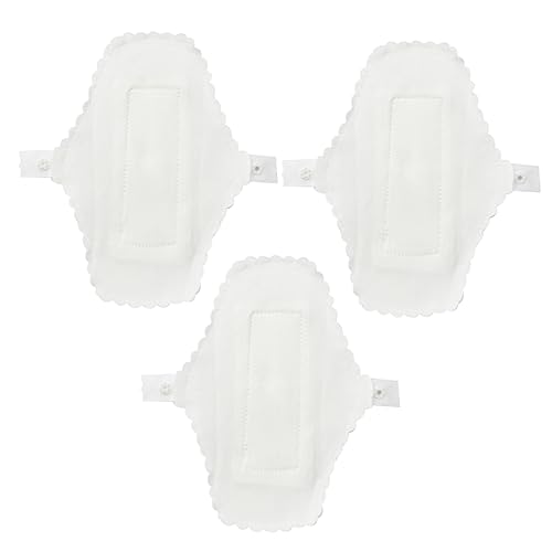 Hoement 9個 個 1 防水月経布 モップ 立つ ドライ ライナー 再利用可能 アンダーパッド ダブル 期間 空気 生理用ナプキン フォーム 濡れた 洗える スイーパー 白い