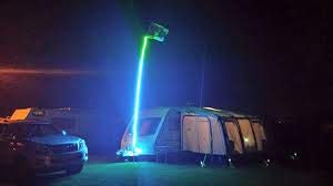online-leds 5M Flagpole Mains Digital Magic Dream Chasing Led Strip Light Button Controlled 75 Patterns. Caravan Flagpole Lights - Image 6