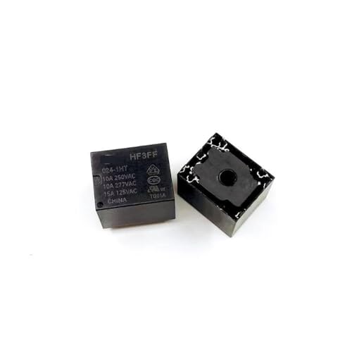 Relais HF3FF 024-1HT 24V CC 4 broches pour circuits imprimés - Lot de 15 pièces