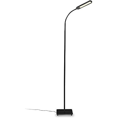 Lámpara de pie LED B.K. Licht con control táctil y función de memoria Cover
