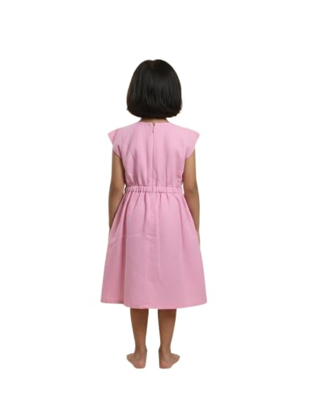 Image of Pink Cotton Frock