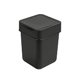 carrotez Mini Trash Can, Countertop Trash Can, 2 Liter/ 0.5 Gallon, Mini Wastebasket, Small Trash Ca