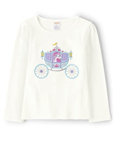 Image of Gymboree Girls' and Toddler Fall and Holiday Embroidered Graphic Long Sleeve T-Shirts