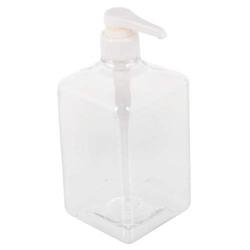 GRIRIW Fructose Pressure Bottle Dispenser Pump Bottles Syrup Sugar Mustard Liquid Storage Transparent Container Empty Container Clear Storage Plastic