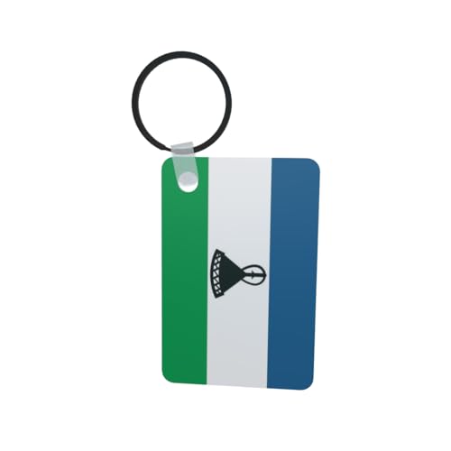 U24 Porte-clés Lesotho en aluminium 50 x 47 mm