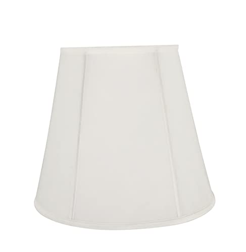 Aspen Creative Corporation 35002A Transitional Hexagon Bell Shape Spider Construction Lamp Shade In Off White thumb #2
