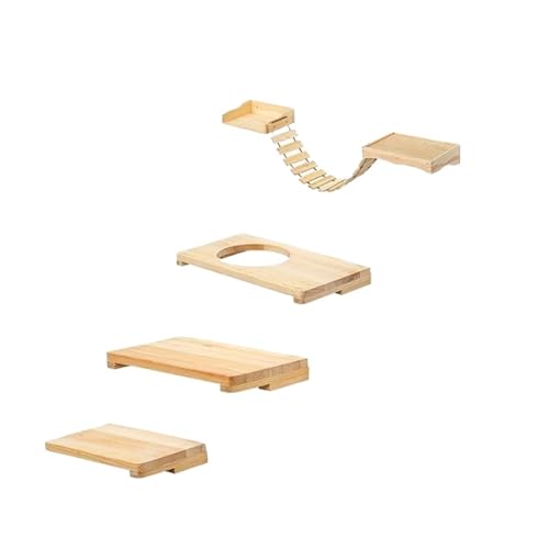 壁掛け式キャットツリー 階段用スクレーパー 壁掛けステップ クライミングボード パーチ プラットフォーム 棚