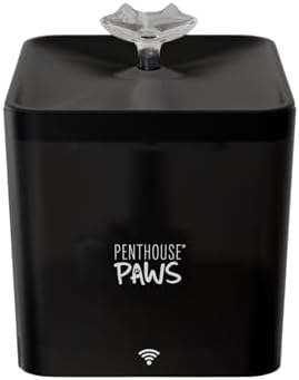 Penthouse Paws Smart Cat Water Fountain 2.2L, App Controlled Auto...