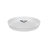 elho Loft Urban Untersetzer Rund 24 - Untersetzer für Außen & Zubehör - Ø 24.4 x H 3.4 cm - Weiß/Weiss