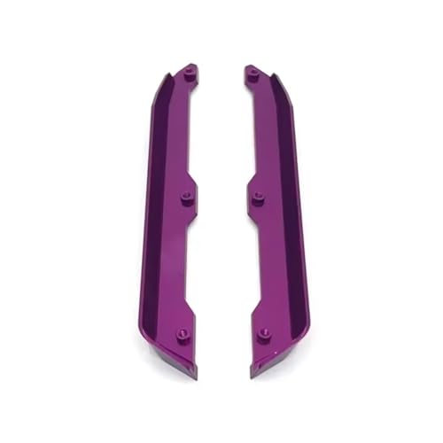For Wltoys 144001 144002 144010 144016 144018 124017-18-19-16 1/14 メタルシャーシプロテクター ボトム保護 RCカーアップグレードパーツ 修理用アクセサリ(Purple)