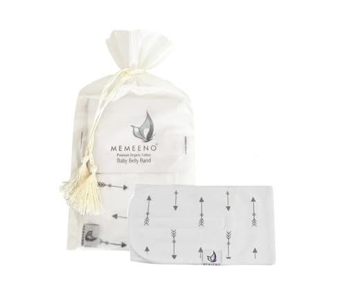 MEMEENO Baby Belly Band for Gas & Colic Baby Relief - Self Heating Belly Band Baby Belly Button Band Colic Band Tummy Wrap for Babies Colic Belt Baby Gas Wrap Colic Baby Relief Newborn - Quill