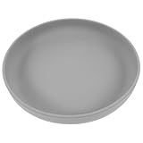 HONMEET Suction Base Dining Plate for Seniors Spillproof Unbreakable Scoop Dish Self Feeding Bowl for Elderly Disabled Easy to Clean Portable Tableware