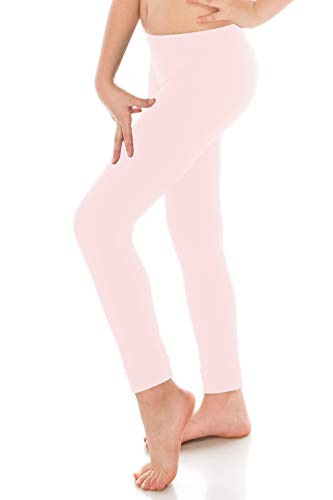 Kurve Girl’s Stretch Ankle Leggings – Kids Seamless Dance Gymnastic Active Pants UV Protective Fabric UPF 50+ Made in USA2