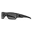 Gunmetal With Black Logo - Ansi Z87.1 Milspec Ballistic Smoke