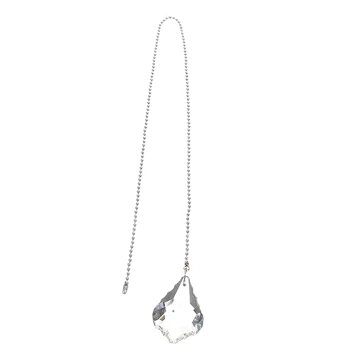 HOMSFOU Cadena Para Ventilador y Luz Diseño De Prismático Para Techo y Accesorio De Iluminación Elegante