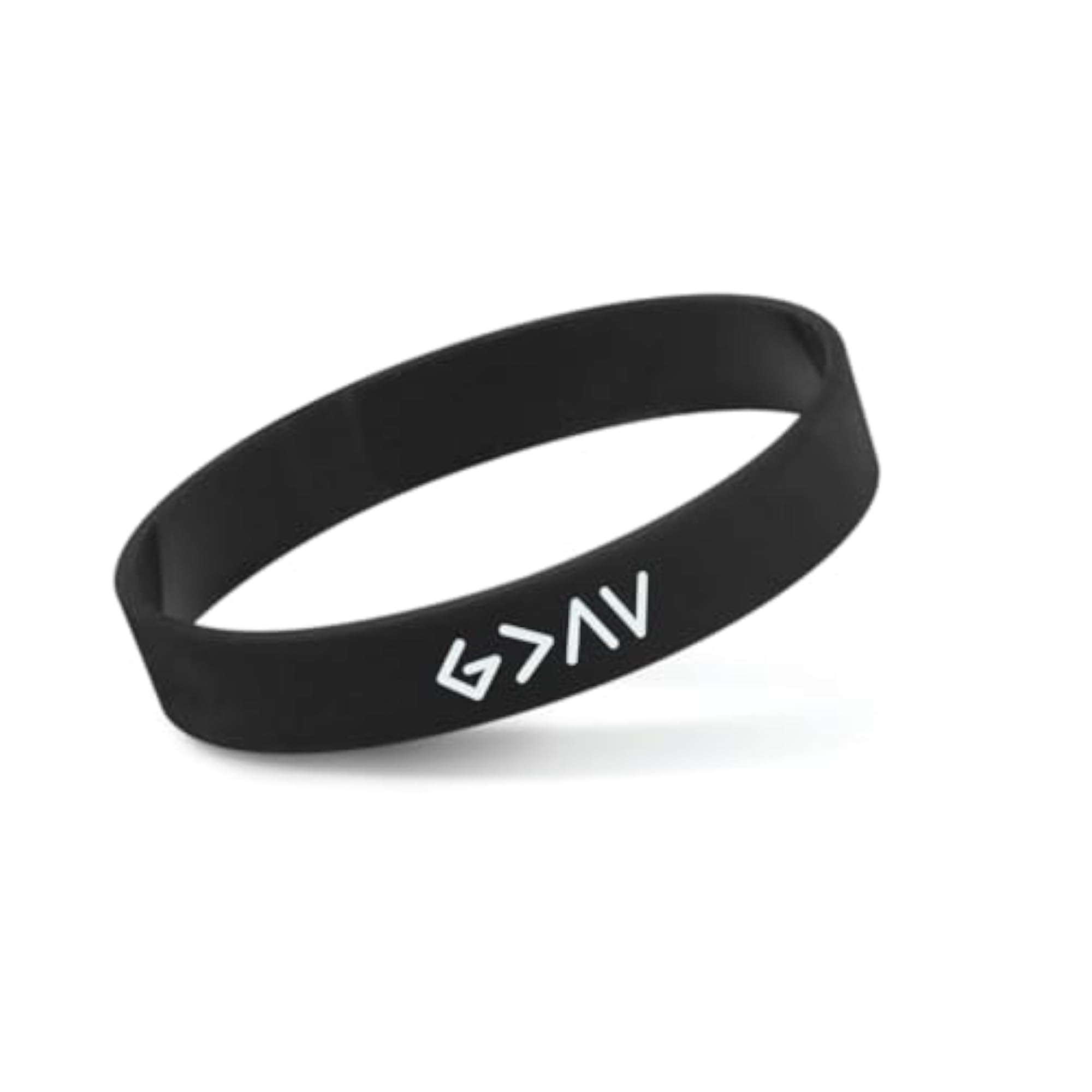 God is Greater than the Highs and Lows Christian Wristband