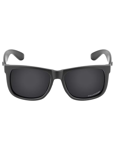 Image of Mryok Plus Polarized Replacement Lenses for Ray-Ban Justin RB4165 54mm Sunglasses, HD Polarized, UV Protection, Impact Resistant & Perfectly Fit - Stealth Black