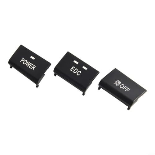 Capuchons boutons console BMW E90 E92 E93 M3 2005-2012 noir - 4