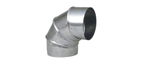 Imperial Manufacturing Group GV0299-C 7" 90° Galvanized Adjustable Elbow