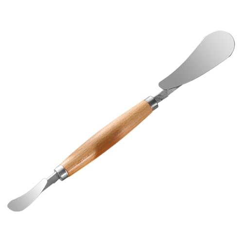NUOLUX ザボンオープナー ピーラーツール レモンピールカッター の皮むき器 果物の皮をむく道具 果物野菜スライサー メロンハンドピーラー みかんの皮むき器 ステンレス、木