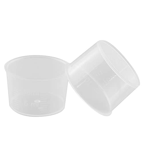 Vasos medidores desechables 10 ml pack 50 unidades miniatura 3