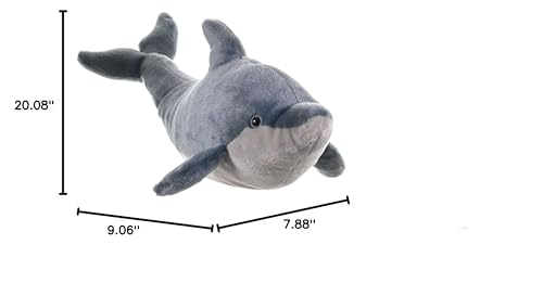Wild Republic Dolphin Plush, Stuffed Animal, Plush Toy, Gifts for Kids, Cuddlekins 20 inches - Image 6