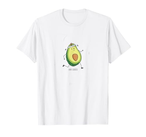 AVO-CARDIO T-Shirt Avocado Vegan Veggie Sport Shirt Tee T-Shirt