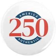 CafePress America250: Authentic 1" Round Mini Button Pin