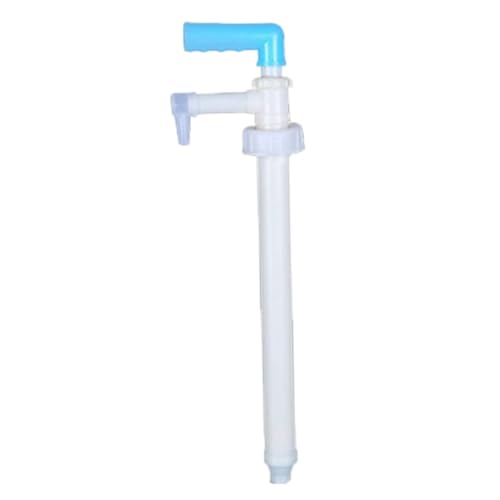 SHITOOMFE Ölpumpe, Ölpumpe, 14, 2 Zoll Plastik-Pushtyp-Flüssigkeit, ideal für Benzin, Diesel, Flüssigkeit, Saugdiebstahlabdeckung 20L Plastiktrommel chemische Trommelphosphorsäurepresse