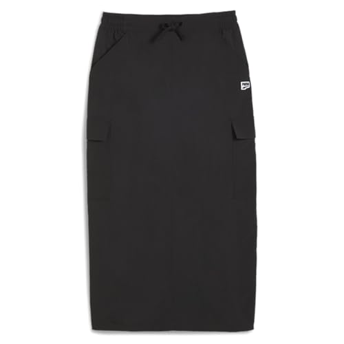 PUMA Womens Downtown Cargo Midi Skirt Casual Casual - Black3