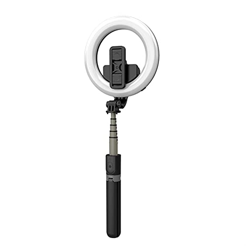 Aro de luz LED SCRUBY L07 con trípode integrado para móvil y conexión Bluetooth multifunción 5
