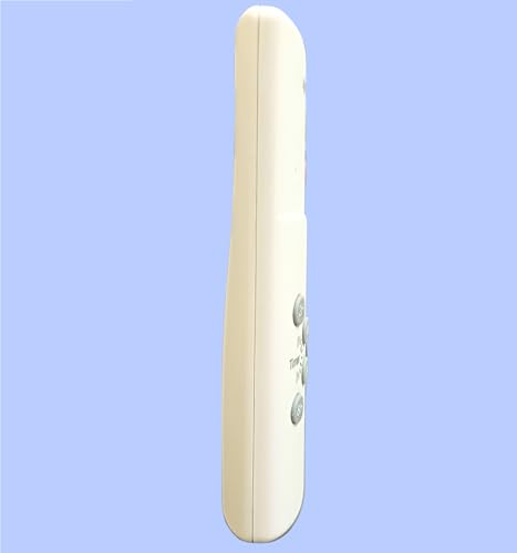 Image of ZIEVA Compatible with Cropton Ceiling Fan Remote Control Wireless with Light, Timer Mode and Speed Adjustment - Remote Control Kit (Fan Not Included) - White
