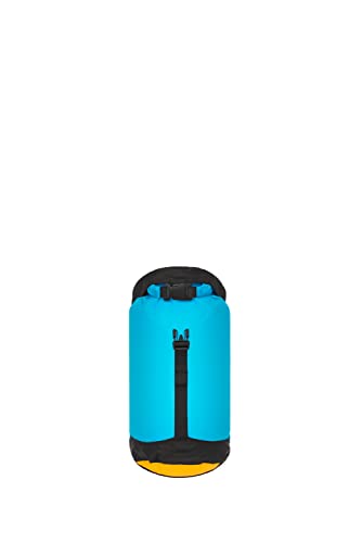 Image of Sea to Summit eVac Ultra-Lightweight Compression Dry Bag, Waterproof Dry Storage, 5 Liter, Atoll Blue