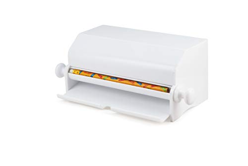 SimplyImagine Pencil Dispenser Holder - For Classroom, Home, Office Use or Teacher Gift, Durable Acrylic Rolling Knob Pencil Storage Box