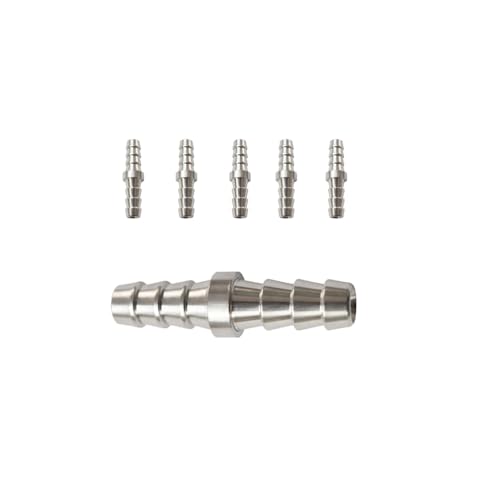 Image of Dental Chair Parts - 4mm x 4mm Straight Round Jointer | Direct Water Pipe Connector | Brass Construction, Lightweight & Durable (Pack of 5-4mm x 4mm)